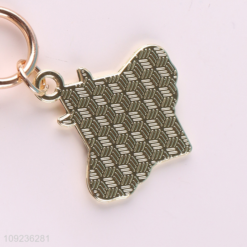 Popular products portable alloy keychain key rings for gifts