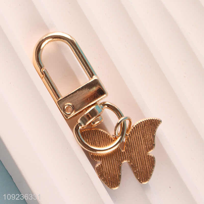 New arrival butterfly shape alloy keychain key rings for gifts