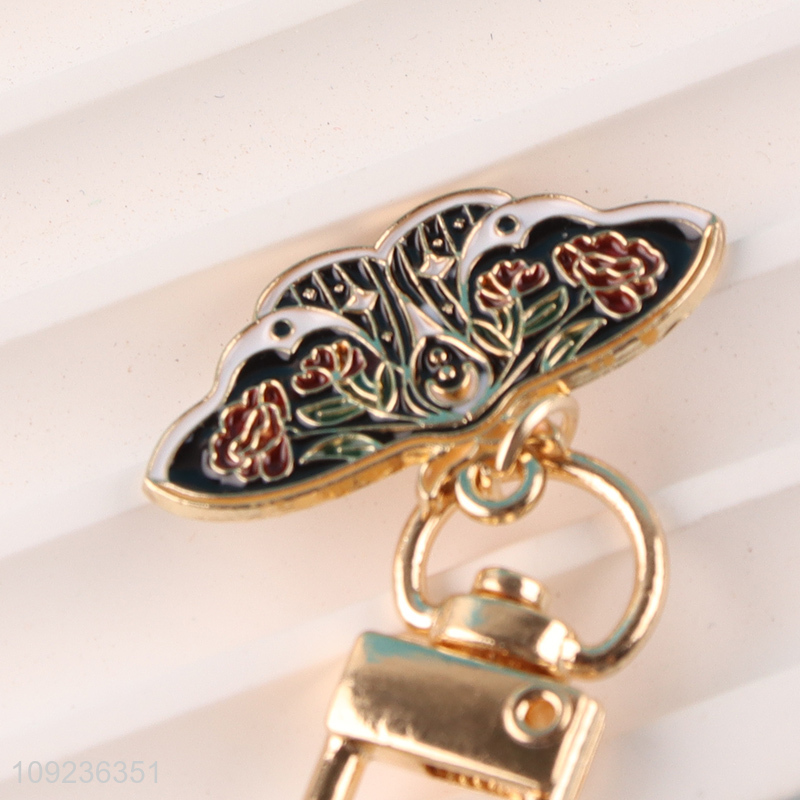 Latest products portable alloy keychain key rings for gifts