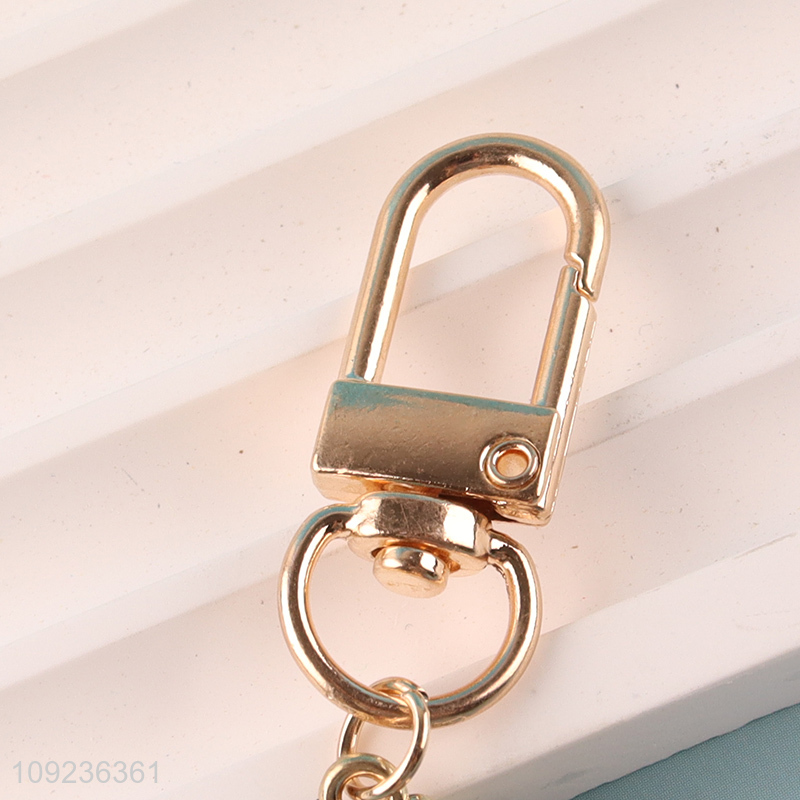 Factory direct sale butterfly shape portable alloy keychain key rings