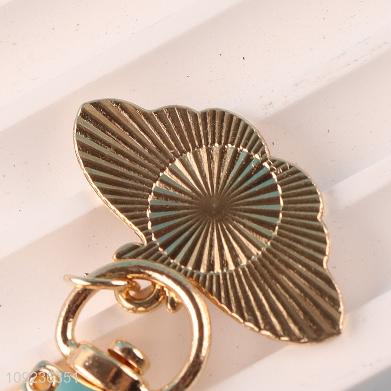 Latest products portable alloy keychain key rings for gifts