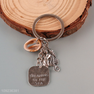 Popular products portable creative gifts alloy keychain key rings for sale