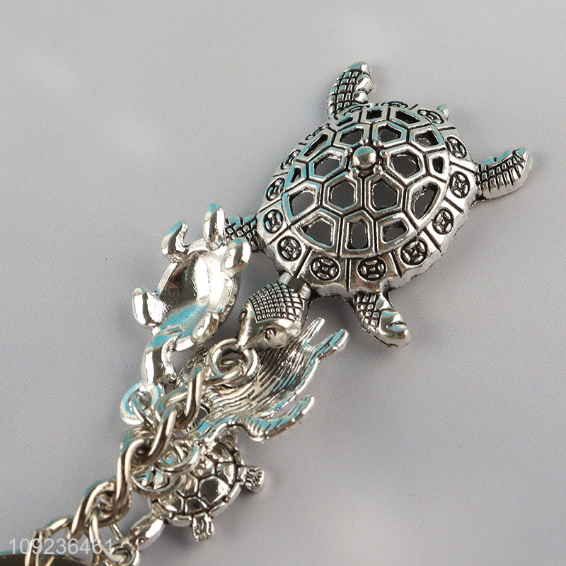 Best sale portable creative gifts alloy keychain key rings wholesale