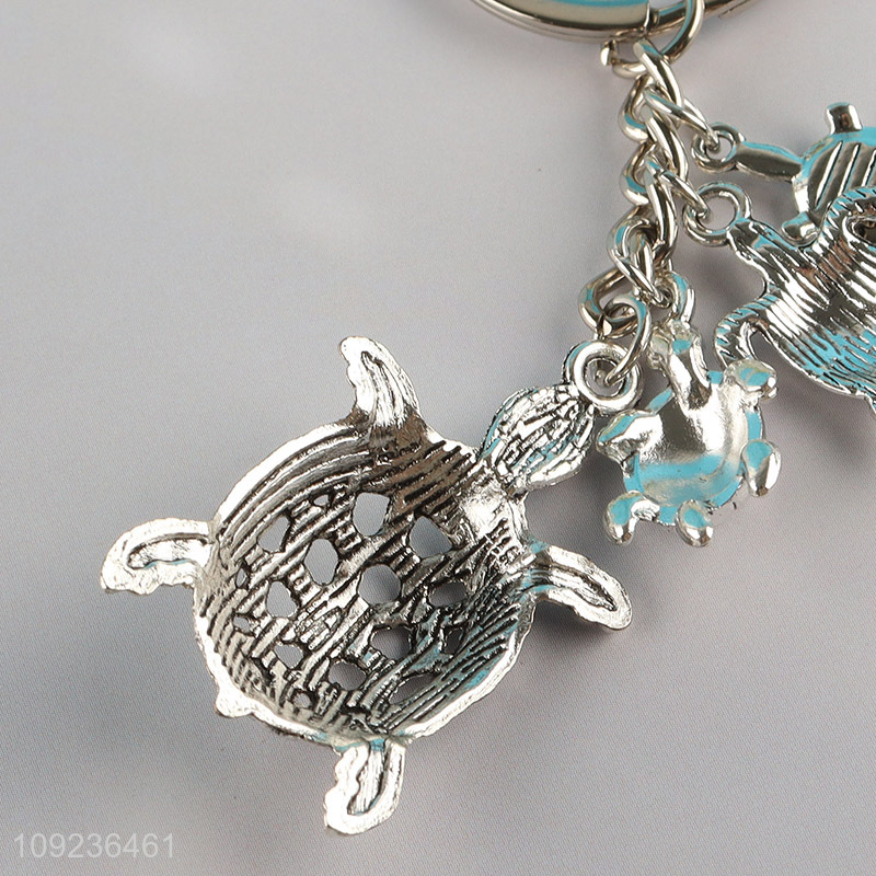 Best sale portable creative gifts alloy keychain key rings wholesale