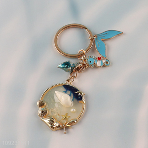 Factory direct sale portable creative alloy keychain key rings for gifts