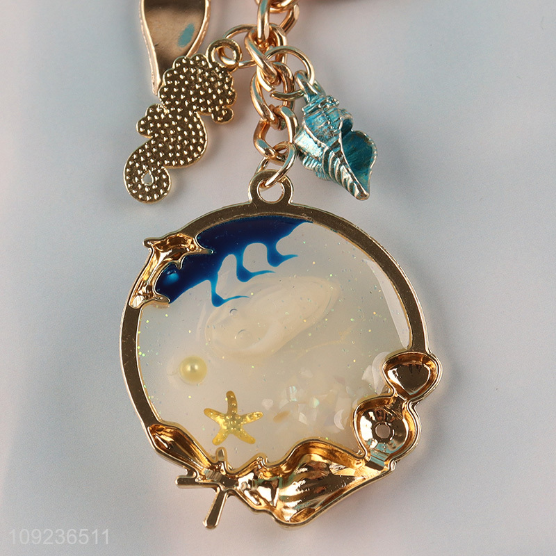 Factory direct sale portable creative alloy keychain key rings for gifts