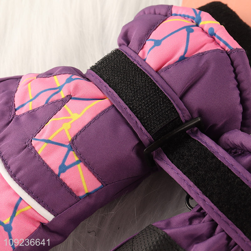 Hot products women outdoor winter waterproof sports ski snow gloves