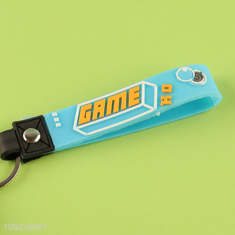 Popular products silicone pendant silicone keychain key rings for sale