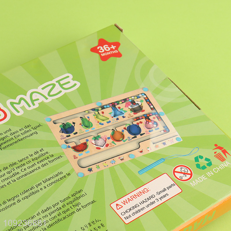 China factory kids educational toys magnetic bead maze toys for sale