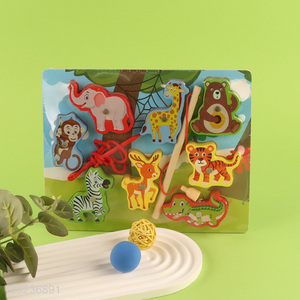 Hot items animal series kids fishing games toys magnetic toys