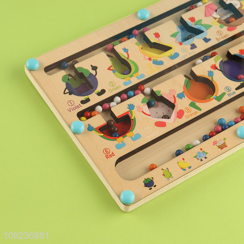 China factory kids educational toys magnetic bead maze toys for sale