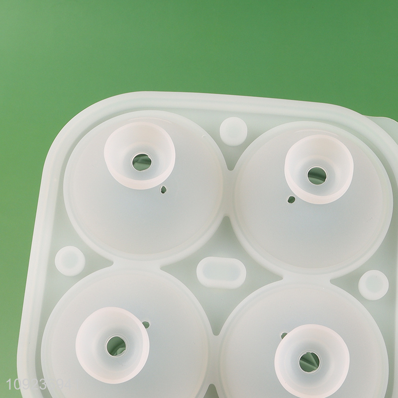 Good Quality Food Grade Silicone Ice Tray Ice Cube Molds with Lid