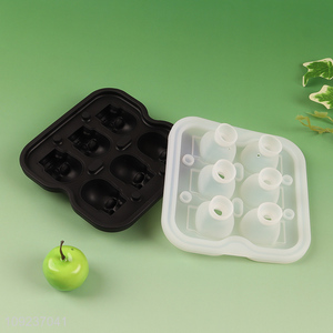 New Arrival Food Grade Silicone Ice Tray Ice Cube Molds with Lid