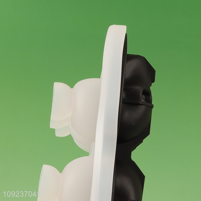 New Arrival Food Grade Silicone Ice Tray Ice Cube Molds with Lid