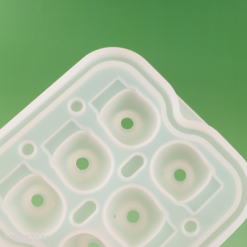 New Arrival Food Grade Silicone Ice Tray Ice Cube Molds with Lid
