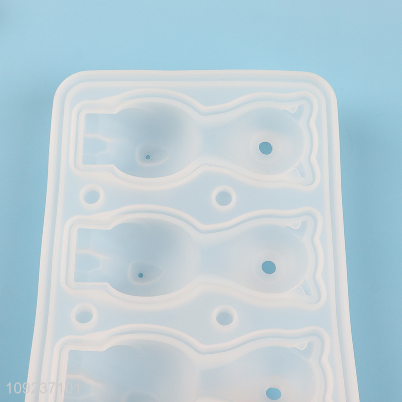 Factory Supply BPA Free Food Grade Flexible Silicone Ice Cube Molds