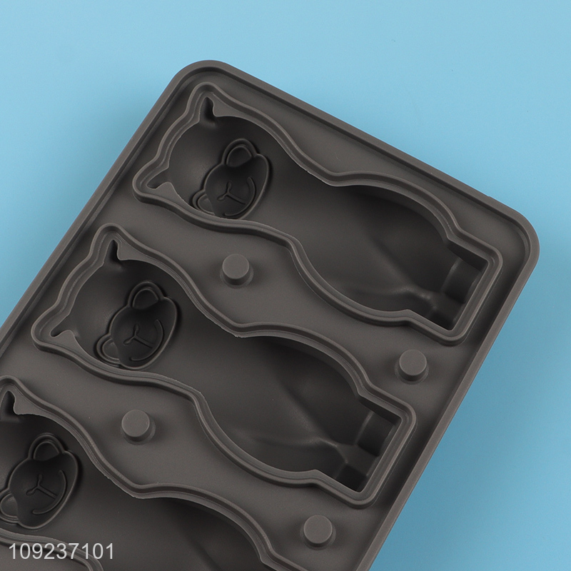 Factory Supply BPA Free Food Grade Flexible Silicone Ice Cube Molds