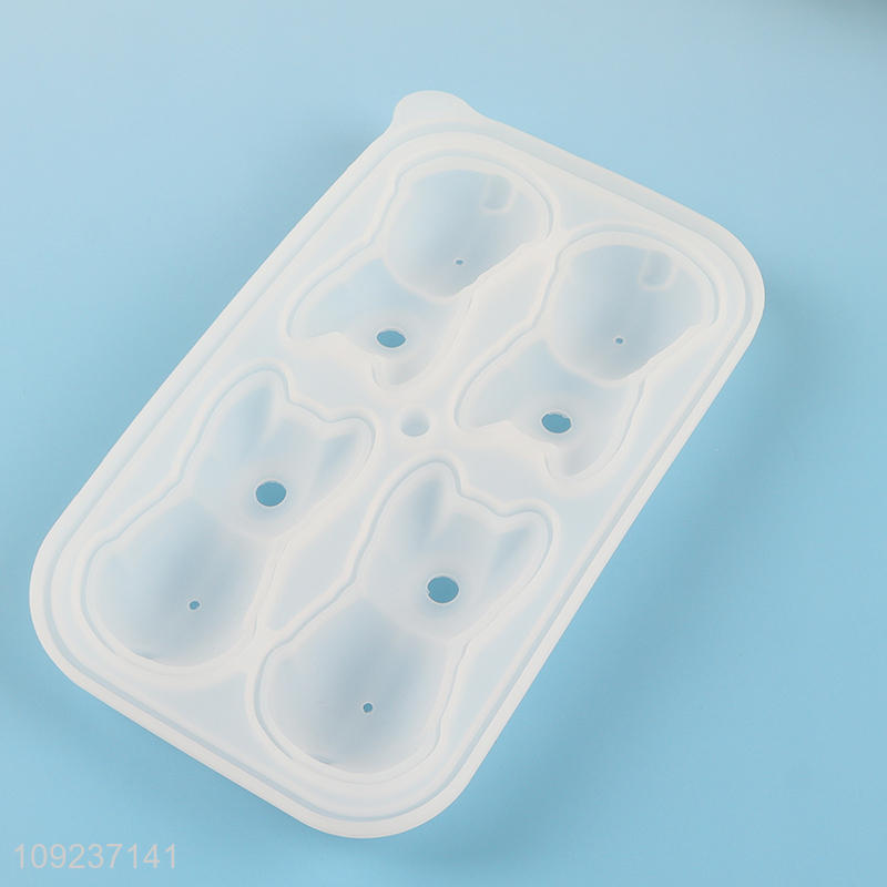 Hot Selling Food Grade Silicone Ice Tray Ice Cube Molds with Lid