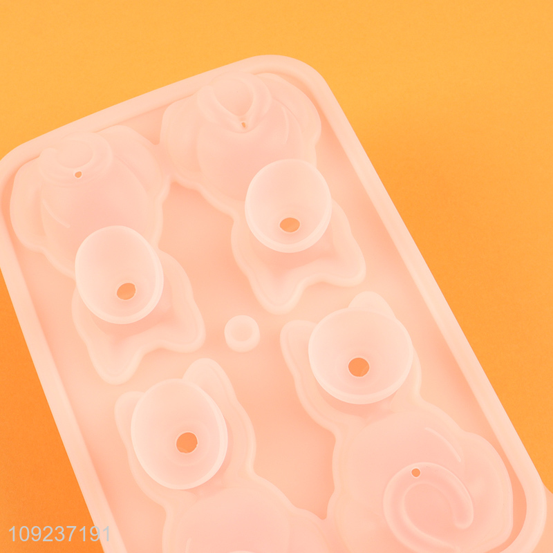 Factory Supply Silicone Ice Molds Food Grade Silicone Ice Cube Tray