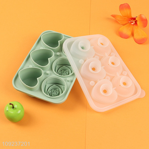 Online Wholesale BPA Free Food Grade Flexible Silicone Ice Cube Molds