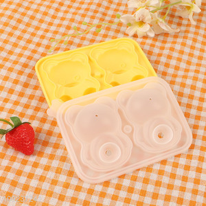 High Quality Food Grade Silicone Ice Tray Ice Cube Molds with Lid