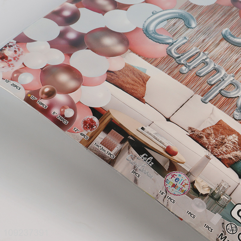 Hot selling party supplies aluminum foil balloon set wholesale