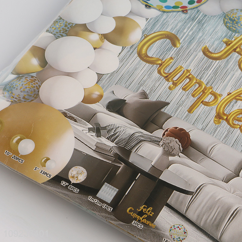 Top products home hotel party supplies aluminum foil balloon set for sale