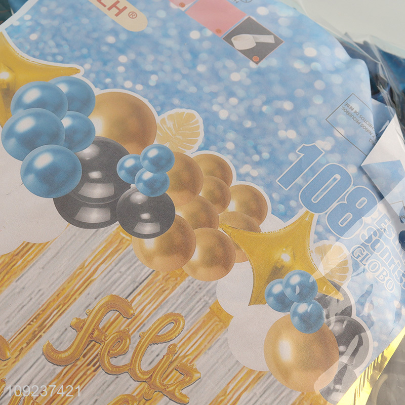 Good selling decorative party supplies aluminum foil balloon set wholesale