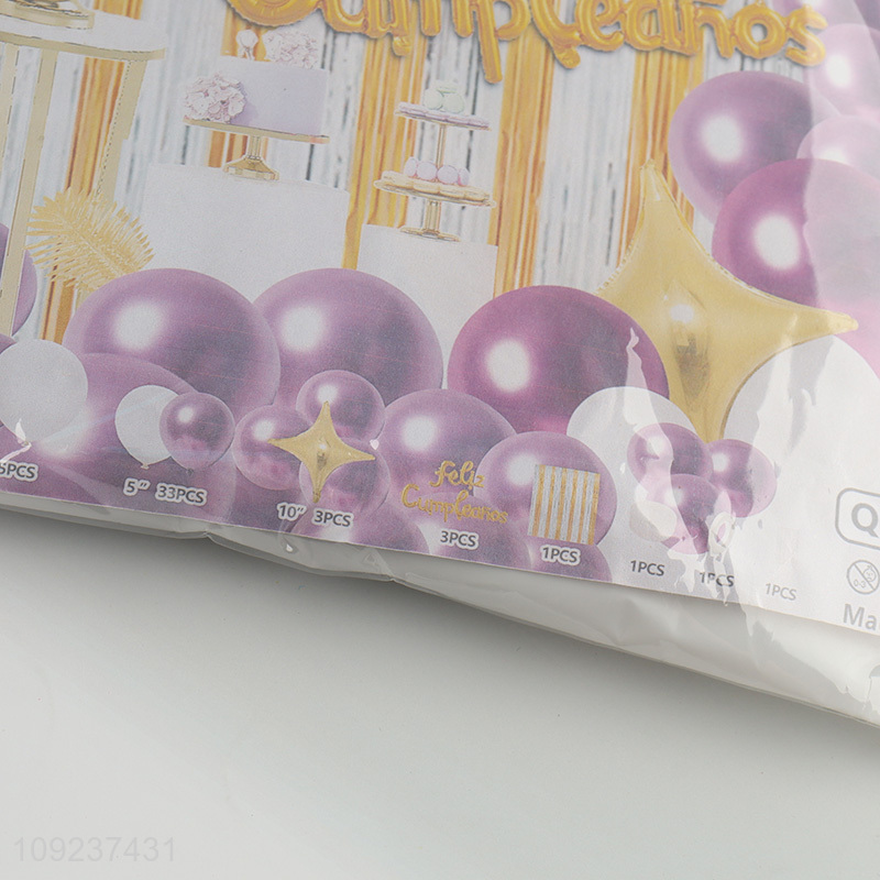 New product wall decoration party supplies foil balloon set combination balloons