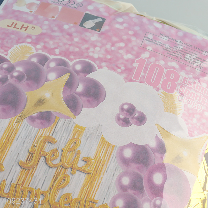 New product wall decoration party supplies foil balloon set combination balloons