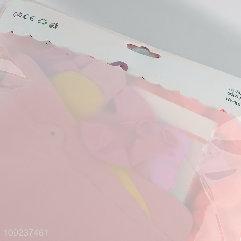 New product pink party decoration foil balloon set combination balloons for sale