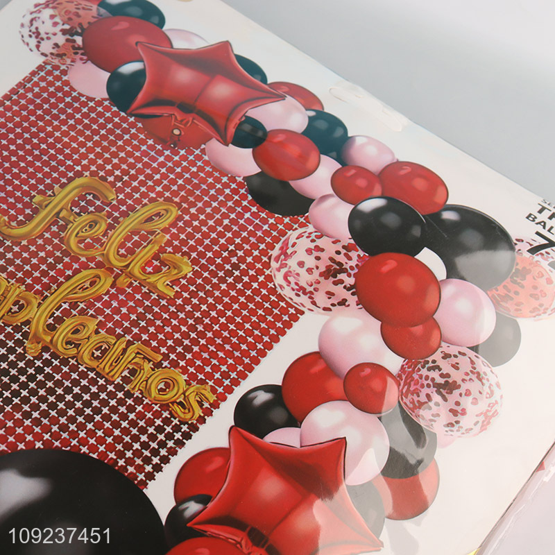 Latest products wall decoration foil balloon set combination balloons for party