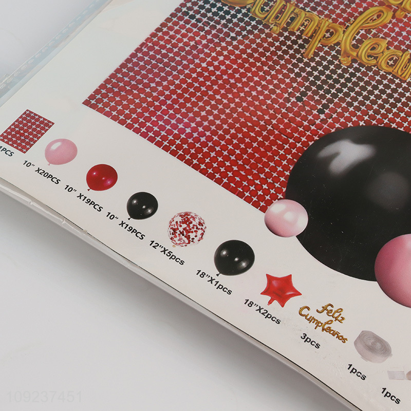 Latest products wall decoration foil balloon set combination balloons for party