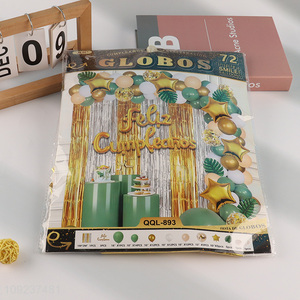 Yiwu market wall decor foil balloon set combination balloons for party supplies