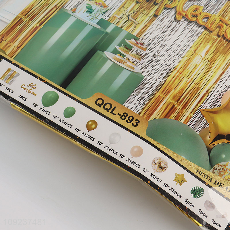 Yiwu market wall decor foil balloon set combination balloons for party supplies