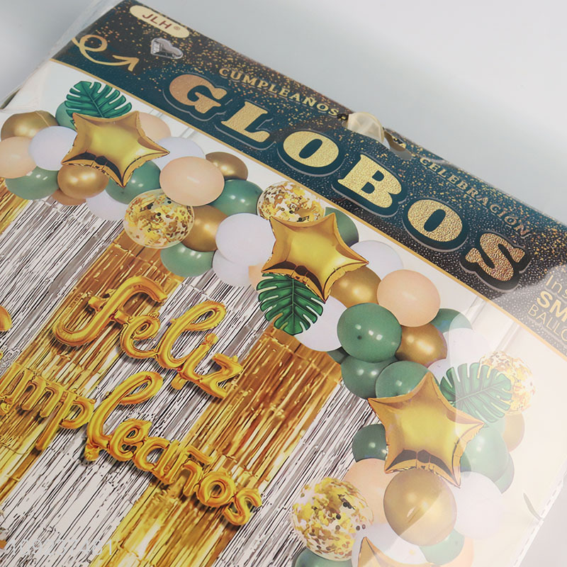 Yiwu market wall decor foil balloon set combination balloons for party supplies