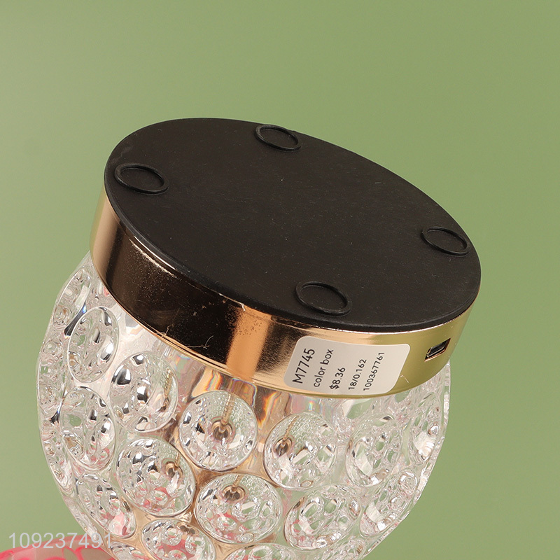 New Product Acrylic Table Lamp Usb Rechargeable Led Table Lamp