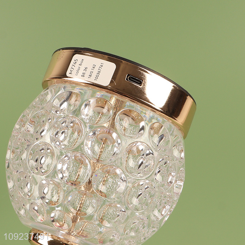 New Product Acrylic Table Lamp Usb Rechargeable Led Table Lamp