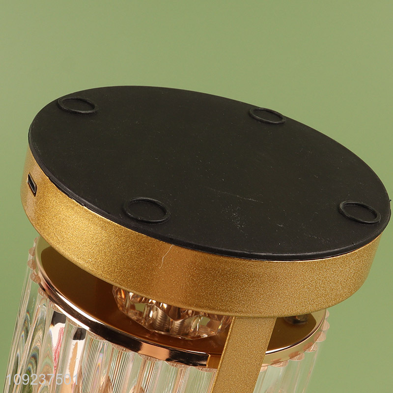 New Product Gold Acrylic Led Table Lamp for Living Room Decor