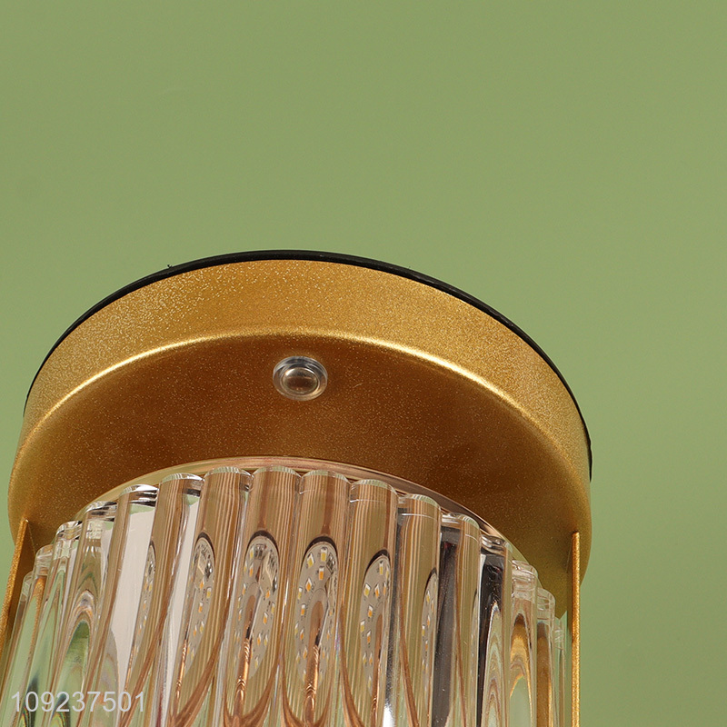 New Product Gold Acrylic Led Table Lamp for Living Room Decor