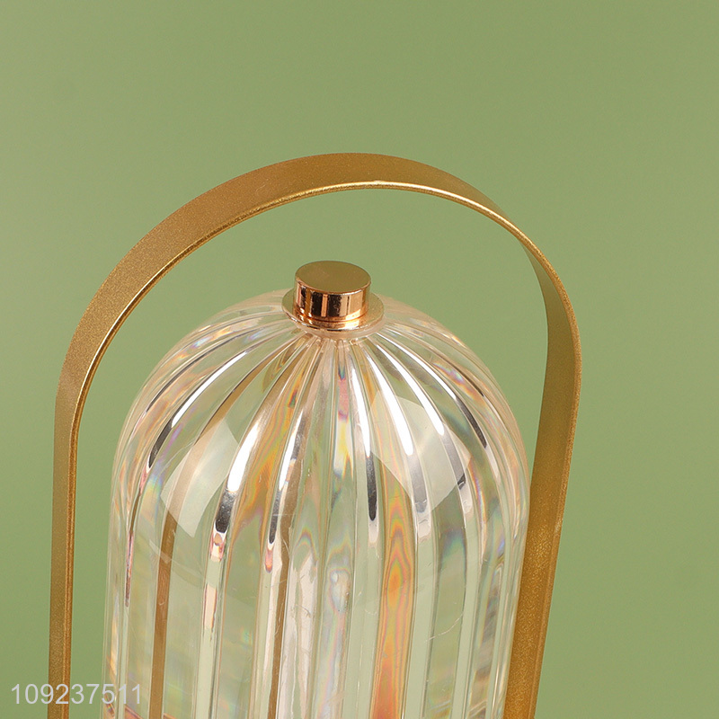 Good Quality Gold Acrylic Led Table Lamp for Bedroom Decoration