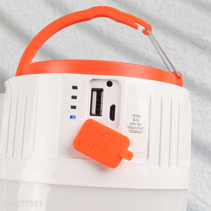 Wholesale Solar Usb Rechargeable Led Emergency Lamp Outdoor Camping Light