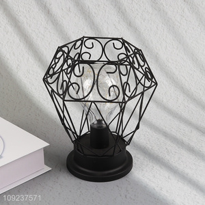 Good Quality Metal Wire Led Table Lamp for Living Room Decoration