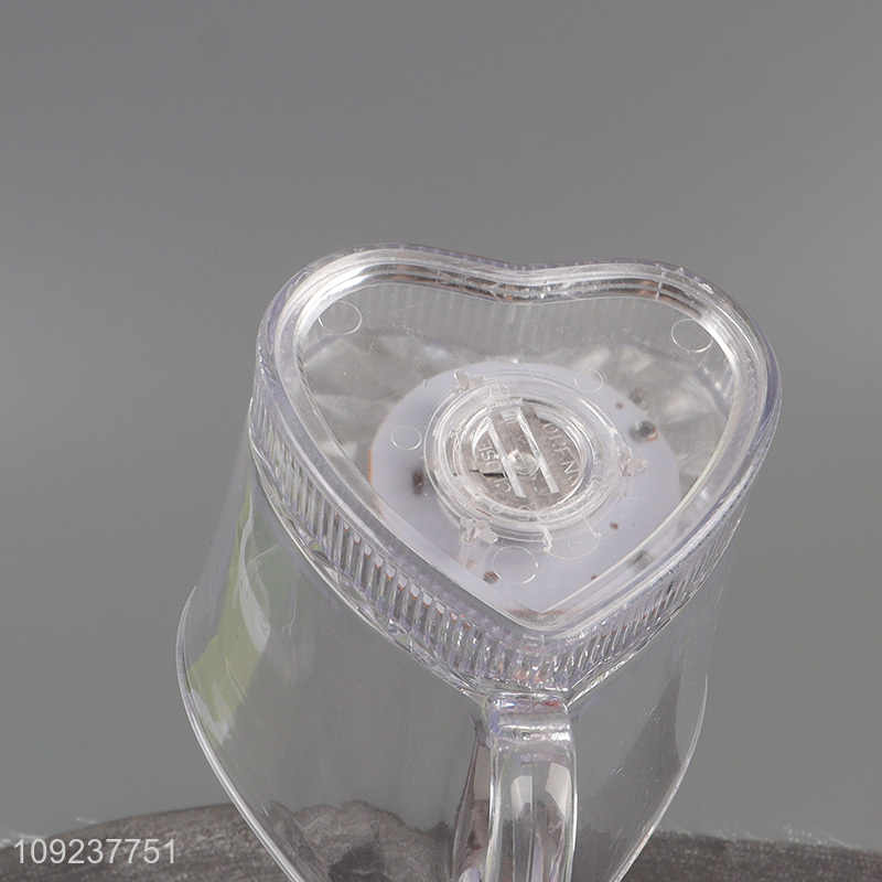 New Product Liquid Activated Led Light Up Drinking Mug with Handle