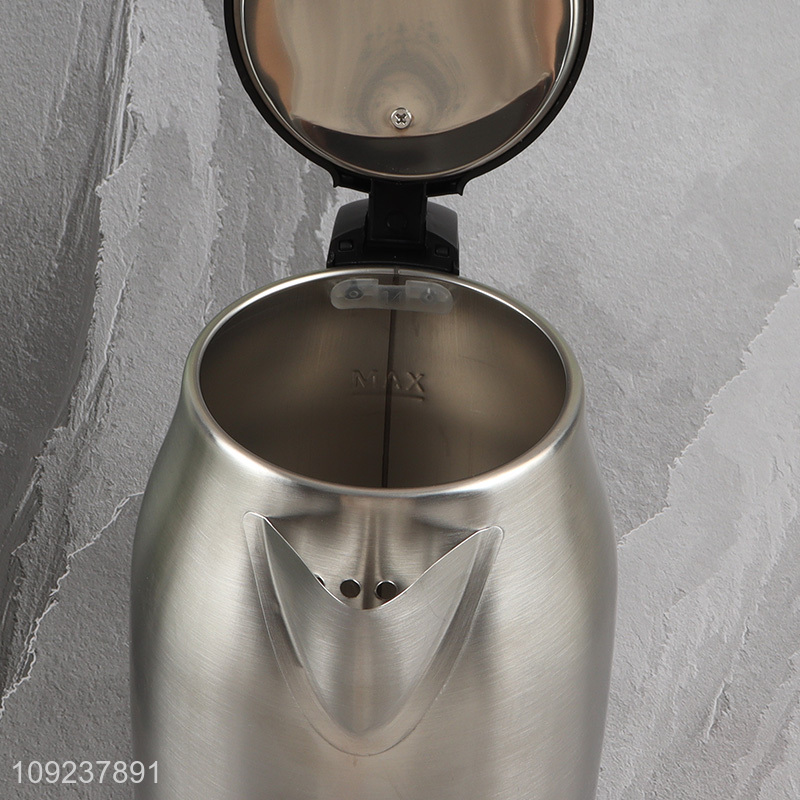 New Arrival 1.7L Eletric Kettle Custom Logo Stainless Steel Eletric Kettle