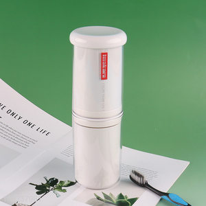 China products portable travel plastic mouthwash cup set for sale