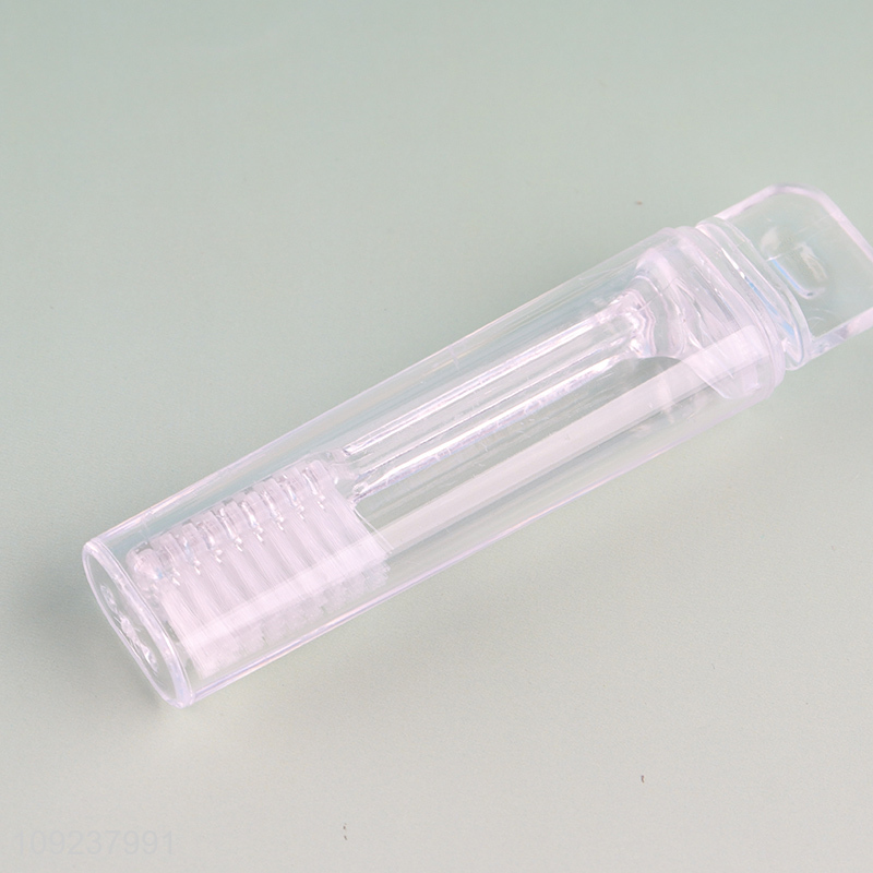 New arrival portable travel plastic mouthwash cup toothbrush cup for sale