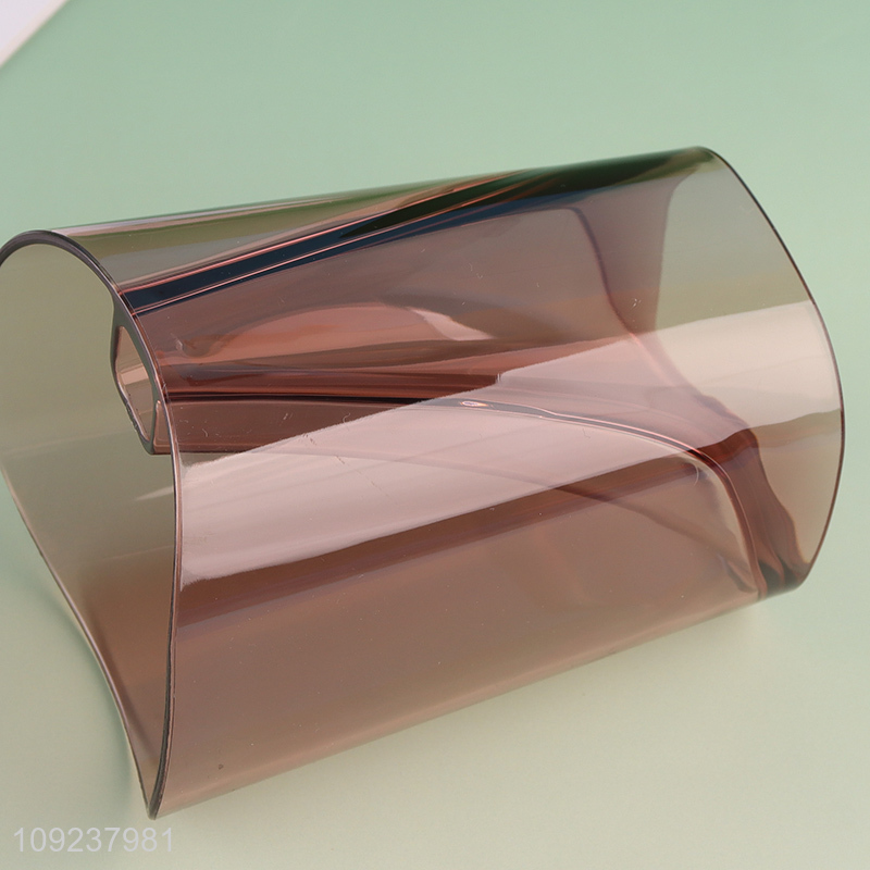 China supplier bathroom accessories plastic mouthwash cup toothbrush cup