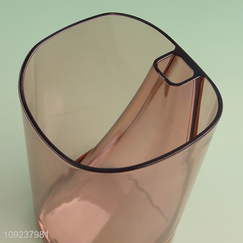China supplier bathroom accessories plastic mouthwash cup toothbrush cup