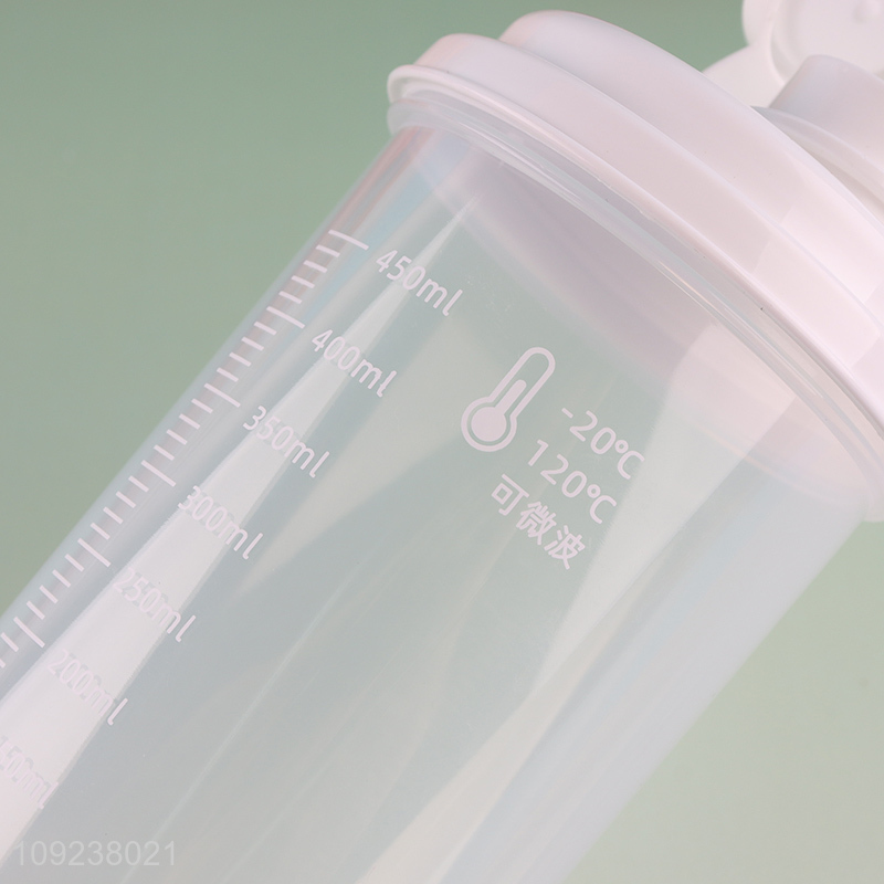 Hot selling large capacity clear plastic soy milk cup wholesale